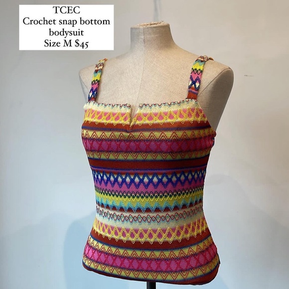 TCEC Snap bottom crochet body suit - Picture 1 of 1